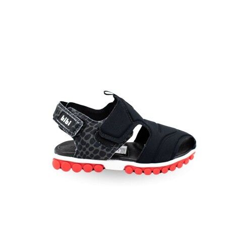 SANDALIA 23-29 BLACK/RED