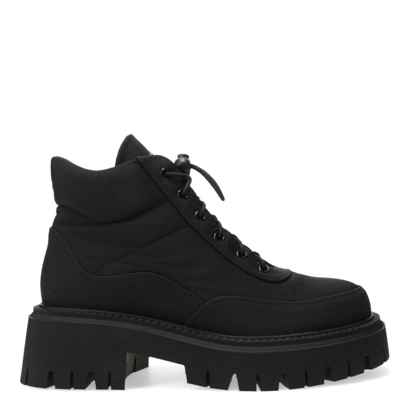 Botas de Mujer Miss Carol NANTU acordonada Negro