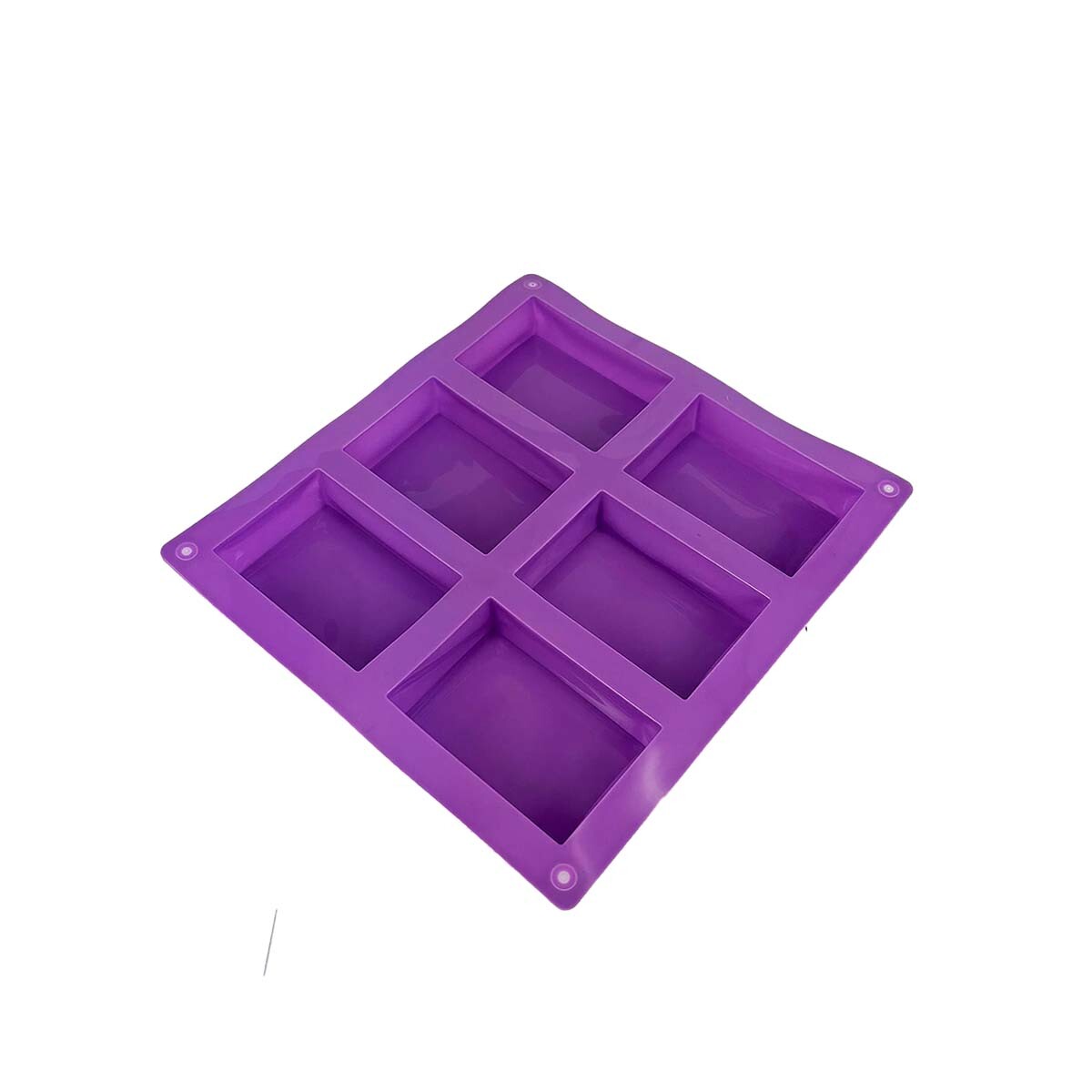 Molde Silicona 6 divisiones 23.2x21x2.7 cms 