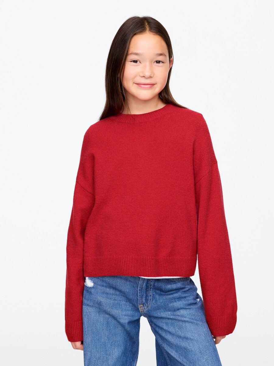 Buzo Cashsoft Niña - Modern Red 