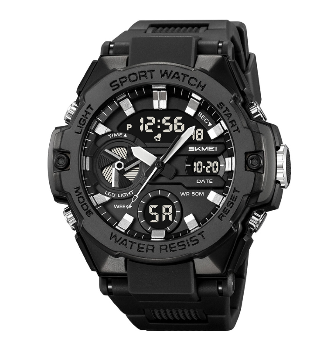 Reloj Skmei 2383BK Digital Analógico Negro Unisex - Negro 