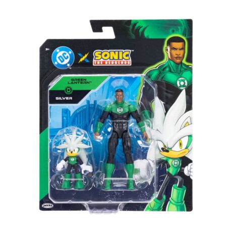 Figura DC x Sonic the Hedgehog - Green Lantern & Silver Figura DC x Sonic the Hedgehog - Green Lantern & Silver