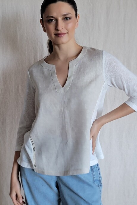 Blusa Faro Beige Melange
