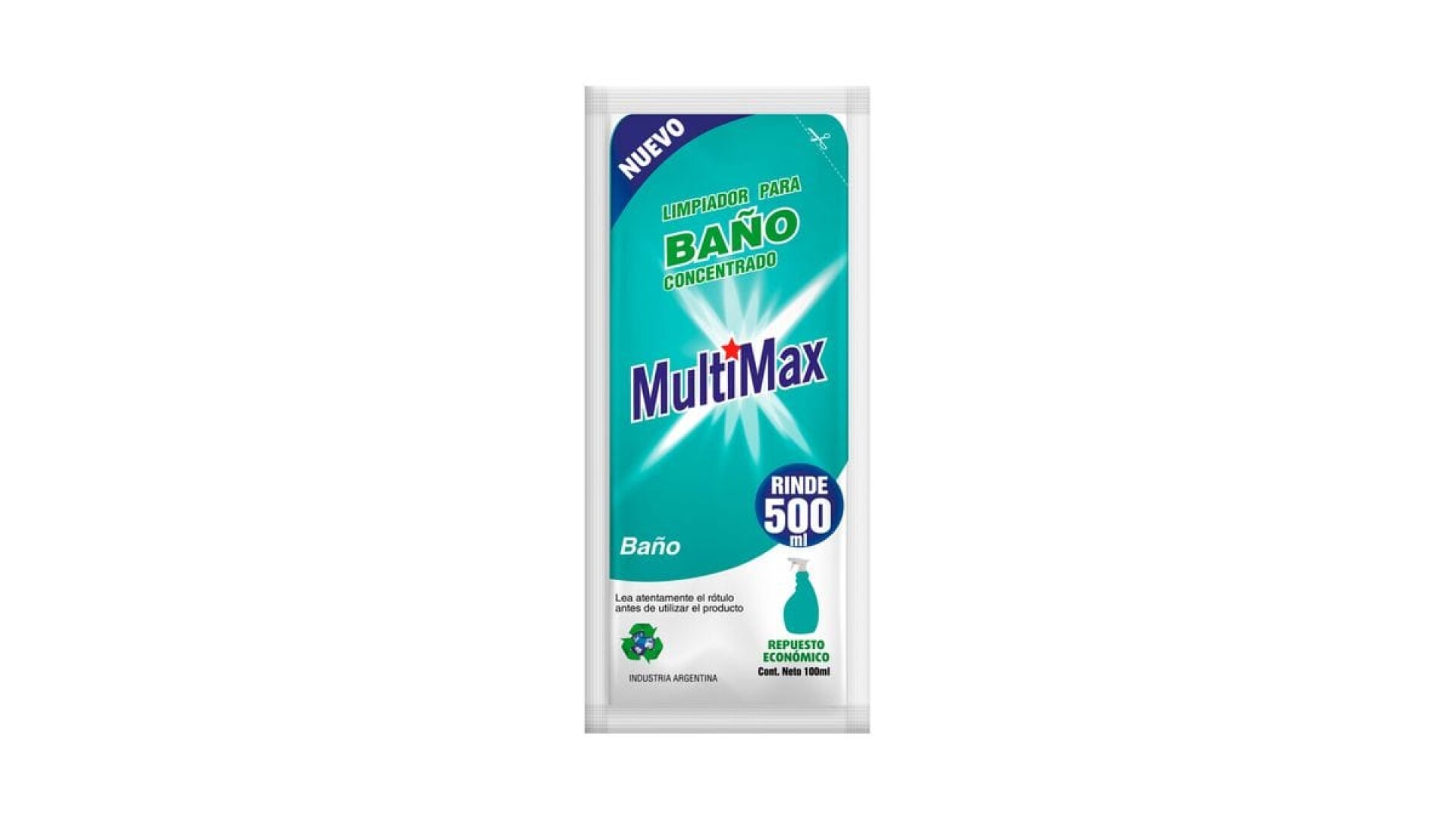 Limpiador para baño concentrado MULTIMAX 100ml 