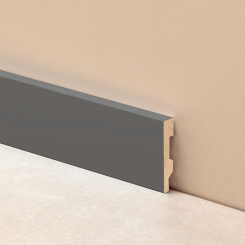 Zocalo Recto Gris De Pvc Espuma Alta Densidad 1.5X7X2.70 Cms GAMAS DE GRIS
