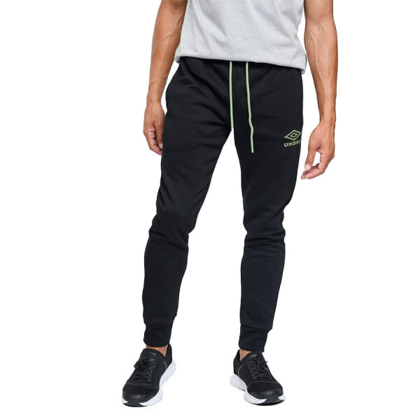 Pantalon Umbro Sundown de Hombre - 20105979 Negro-verde