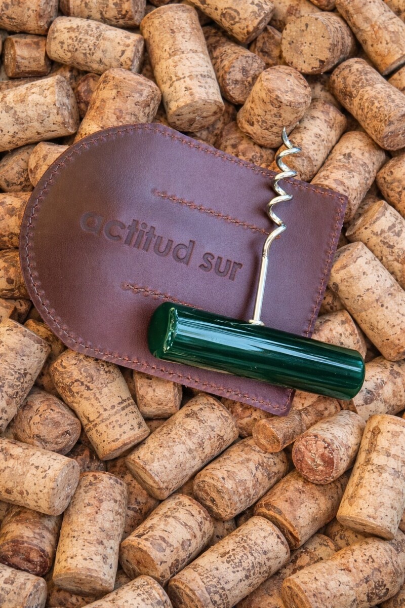 Round Cork Wine - Verde / Chocolate 