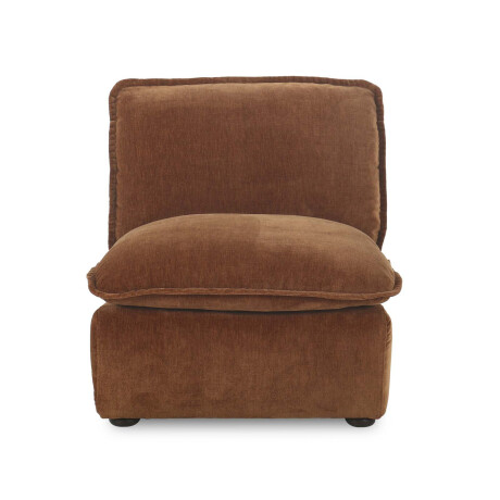 SOFÁ INDIVIDUAL TELA-PREMIUM MARRON SISAI CACAO