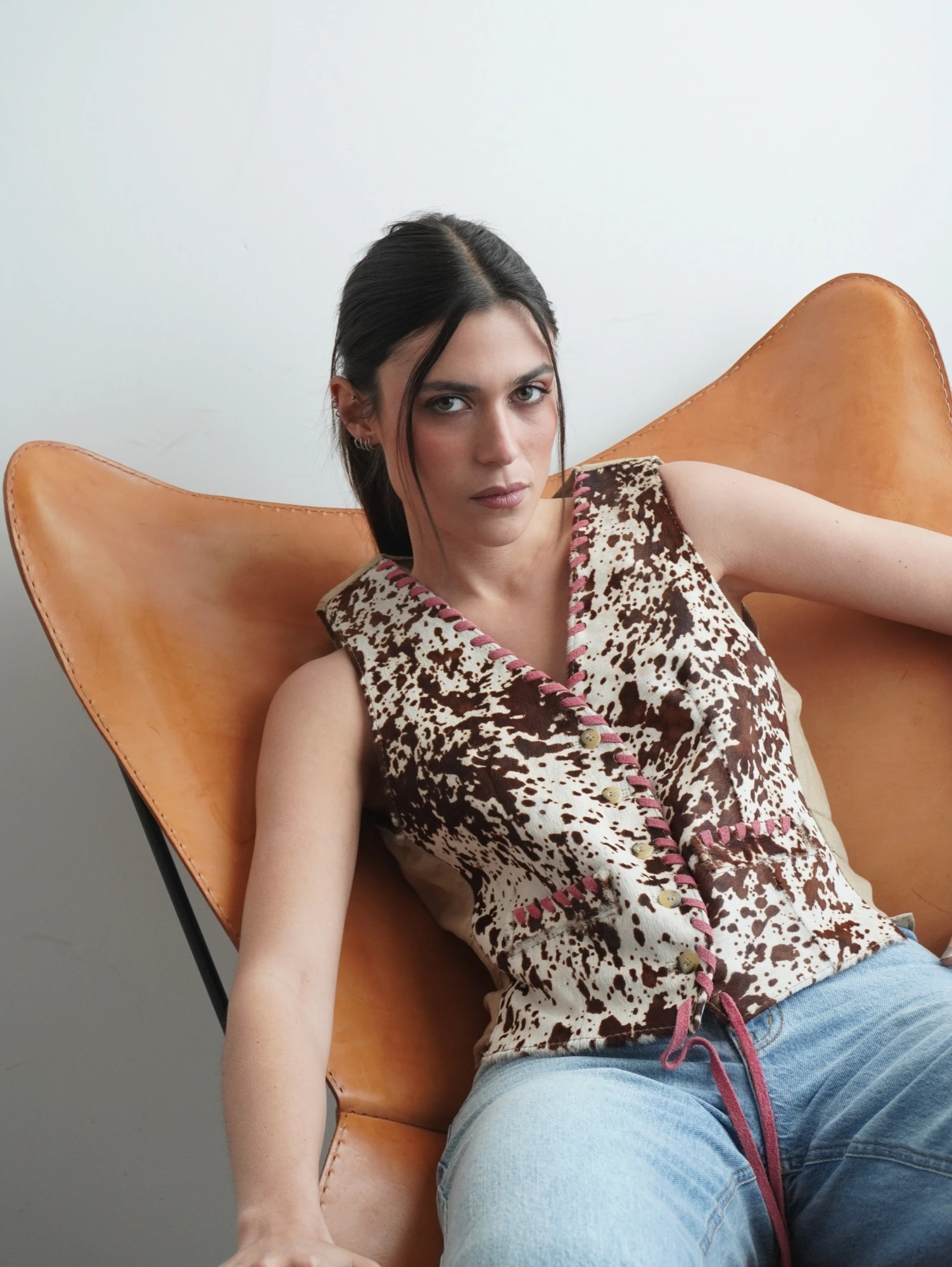 Lady Serrano Cowhide