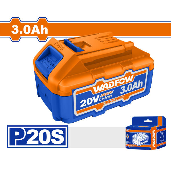 BATERIA 20 VOLT 3.0 A PARA TALADRO INALAMBRICO WADFOW BATERIA 20 VOLT 3.0 A PARA TALADRO INALAMBRICO WADFOW