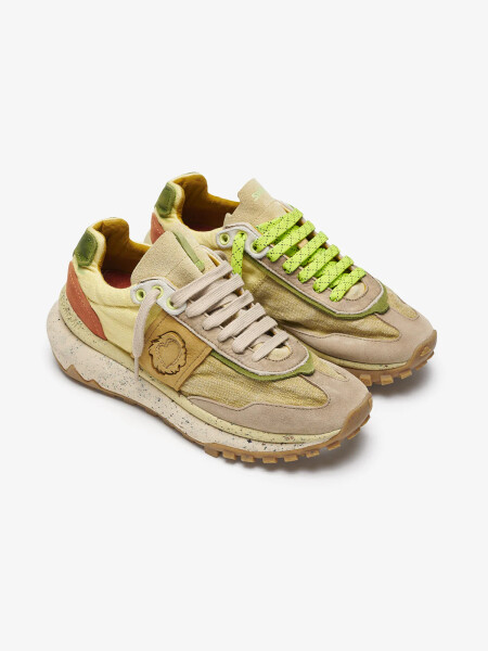 SHOES DHARMA LINEN PSY/KHAKI