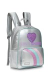 Mochila metalizada Plateado