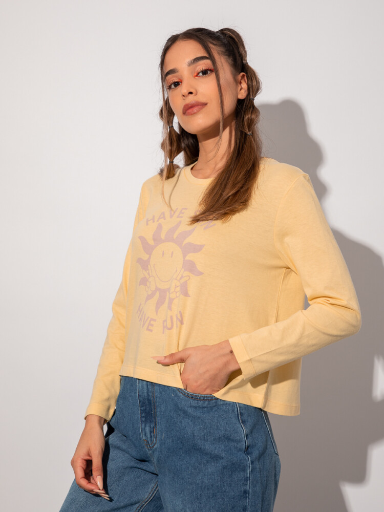 REMERA SUN FUN Amarillo