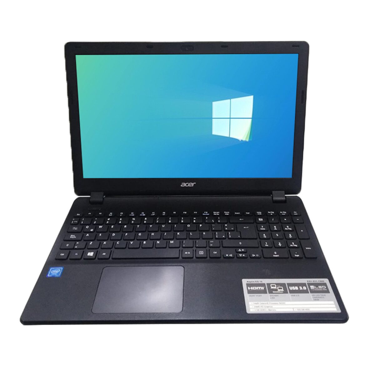 Notebook Acer Aspire ES1-531. Celeron DualCore. RAM 4GB. Disco Sólido 120GB. Pantalla 15,6". Win11 