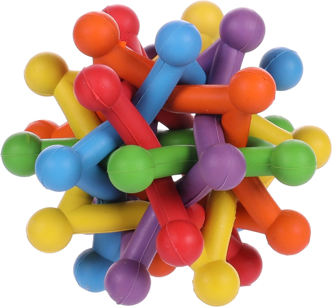 PELOTA DE GOMA FLAMINGO SPACO ATOMO COLORIDA 9,5CM 