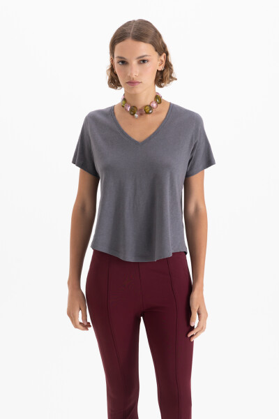 REMERA PEONY Gris