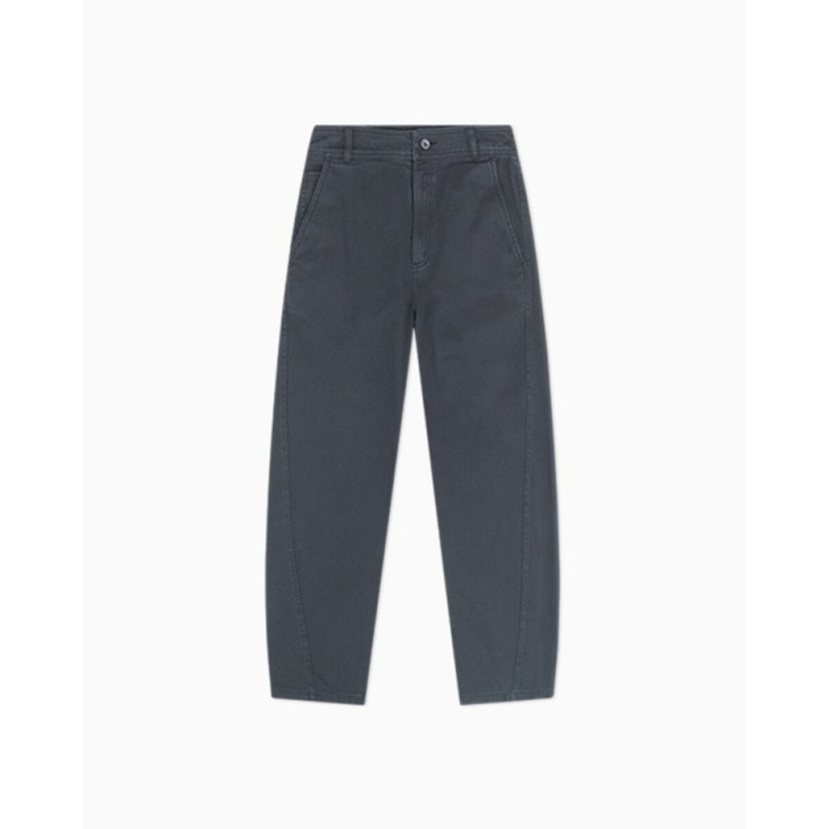 BLACK DENIM BARREL PANT OVERDYED BLACK - BLACK 