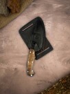 Cuchillo EDC Militar, Cabo madera Cuchillo EDC Militar, Cabo madera