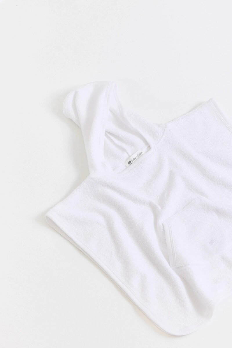 PONCHO TOWEL LOGO Blanco
