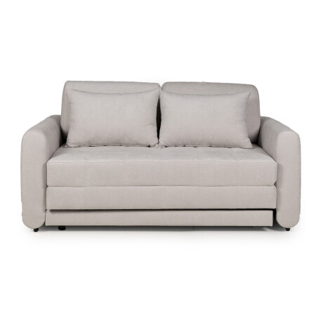 Sofá Cama Parma - Tela Microfibra TC1009 (Plata)
