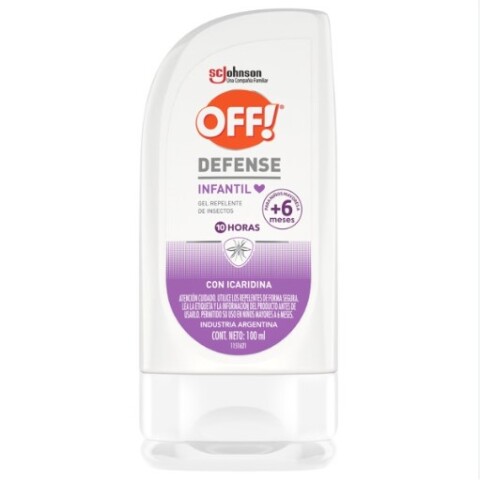 Repelente de insectos Off Defense infantil gel 100 ml