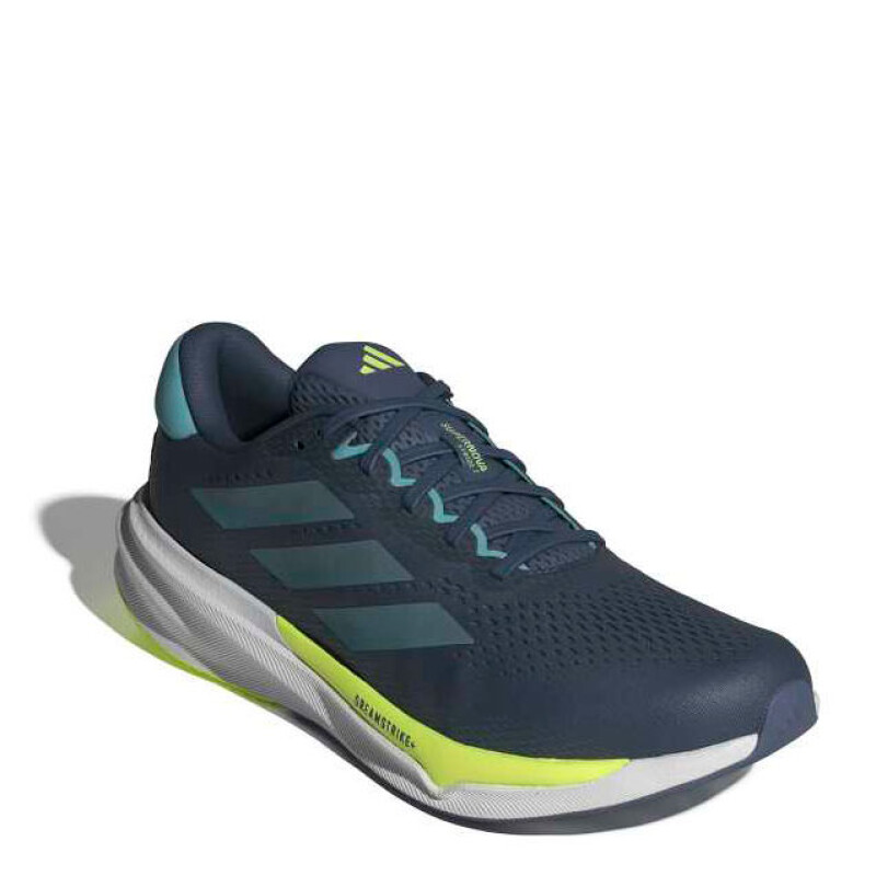 Championes de Hombre Adidas Running Supernova Stride 2 Azul Petroleo - Verde Menta