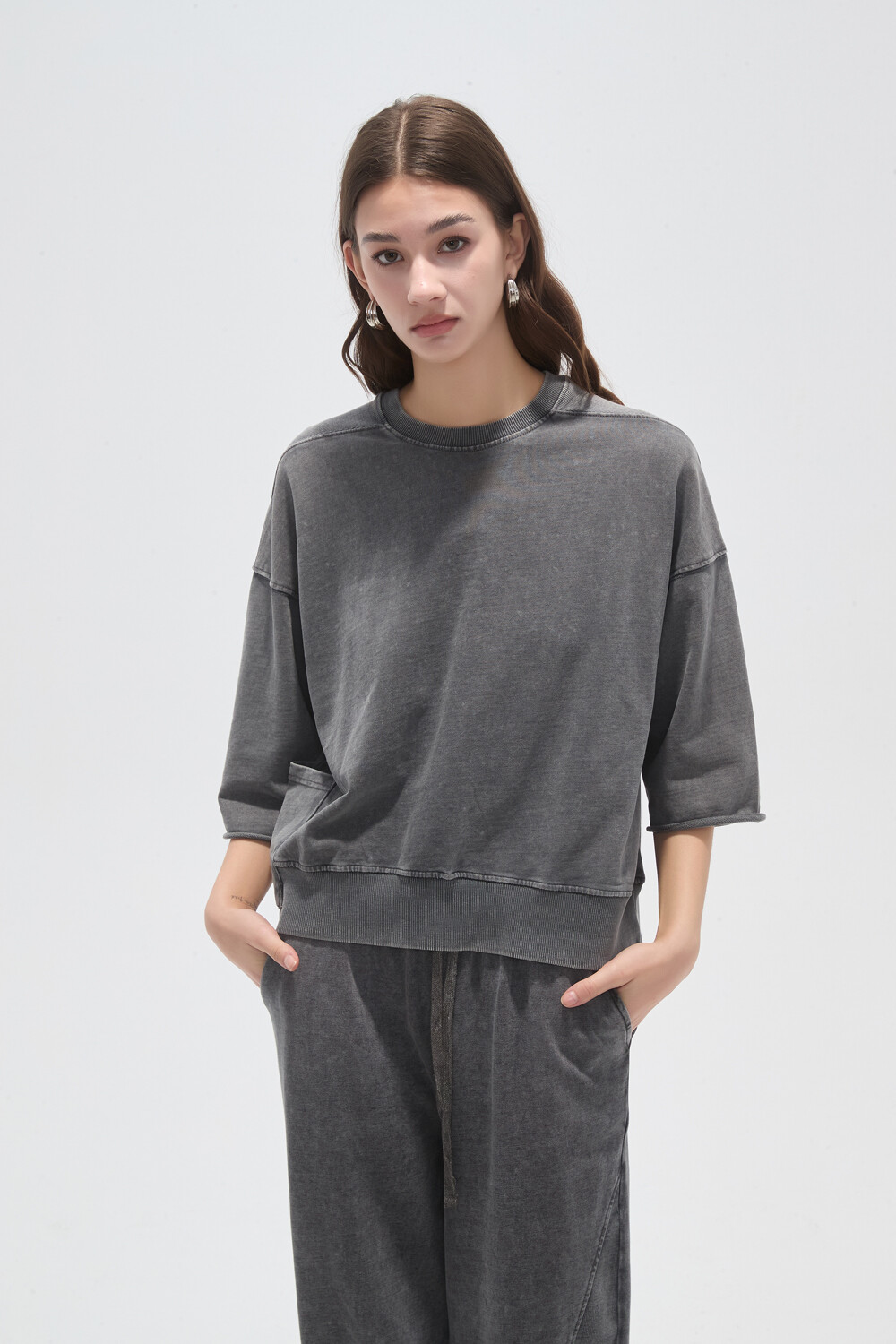 Buzo Dimba Gris Oscuro