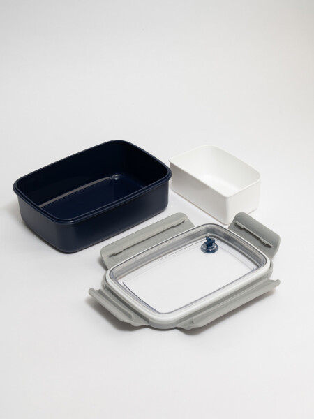 Tupper combinado Azul Y Gris