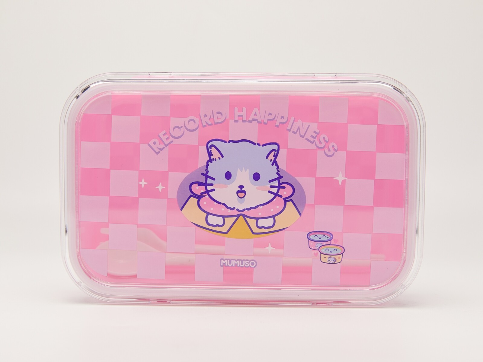 LUNCHERA (GATO/800 ML/ROSA) 