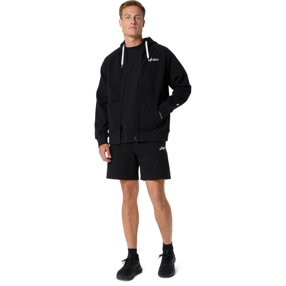 Hoodies Training Asics Logo Fleece Full Zip Hoodie Hombre Performance Black