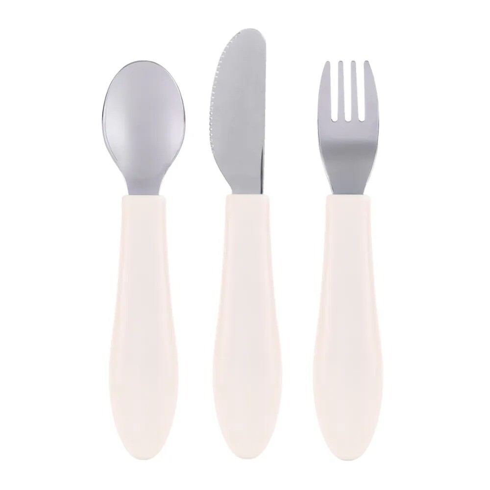 Set x3 cubiertos BUBA pastel beige