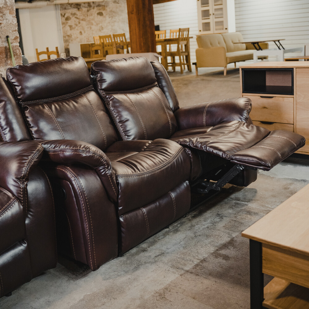 Sofá Recliner 2 Cuerpos - Royal Marron