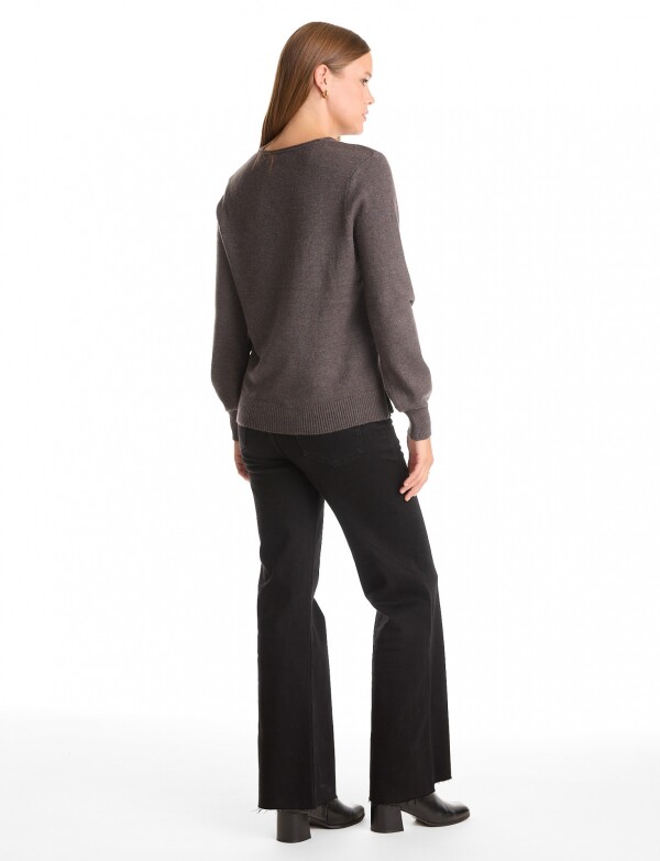 Buzo Tachas GRIS OSCURO