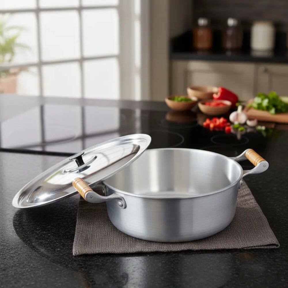 Cacerola Rebatida aluminio 28 cm 6 L ARARY Cacerola Rebatida aluminio 28 cm 6 L ARARY