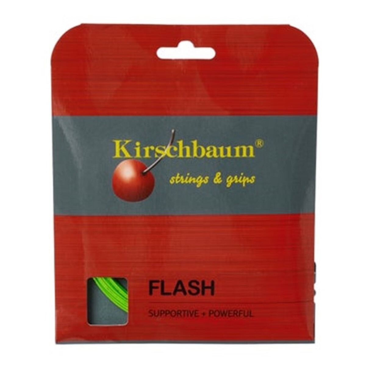Set Encordado Para Raqueta De Tenis Kirschbaum Flash 1.25 mm - Verde 