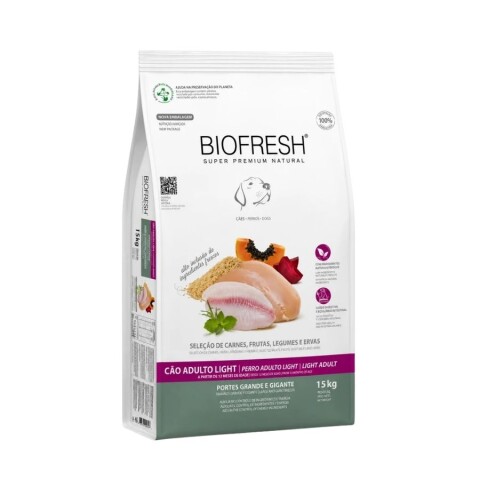 BIOFRESH PERRO LIGTH RAZA GRANDE 15KG BIOFRESH PERRO LIGTH RAZA GRANDE 15KG