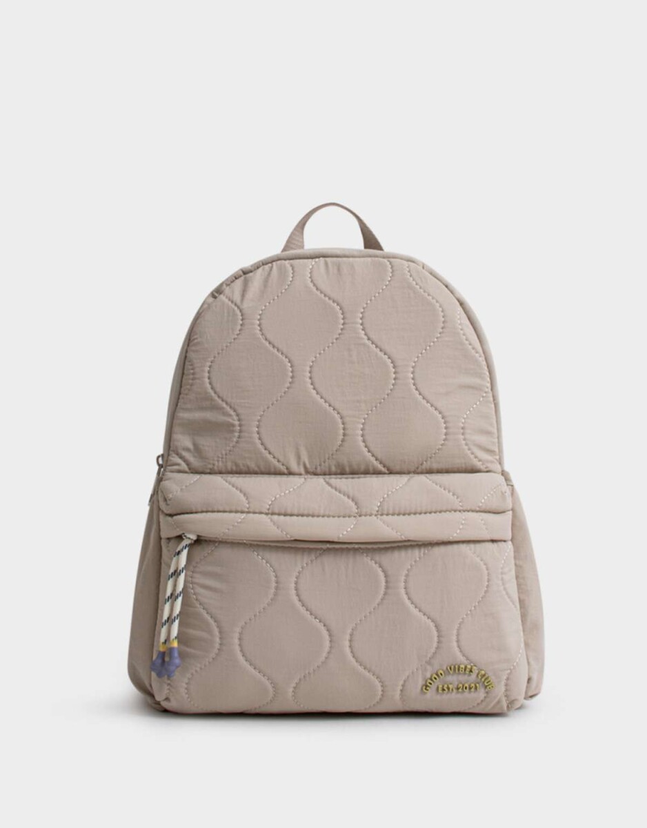 Mochila Deportiva Acolchada - Marron Beige 