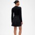 V-DENIM MINI STUD SKIRT BLACK WASH