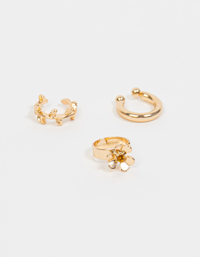 Bijou Cuff Set Set De Cuffs - Dorado