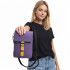 Mini Bolso Gastón Luga Splash Brooklyn 1/2L Impermeable Violeta 1