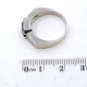 Anillo En Platino, Brillantes Y Zafiro Anillo En Platino, Brillantes Y Zafiro