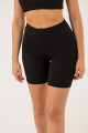 Biker teffi textura rib Negro