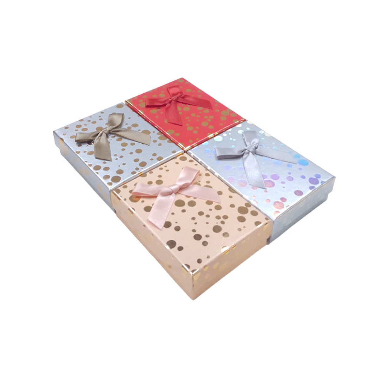 Caja de regalo con lazo 7x10cm - Caja De Regalo Con Lazo 7x10cm 