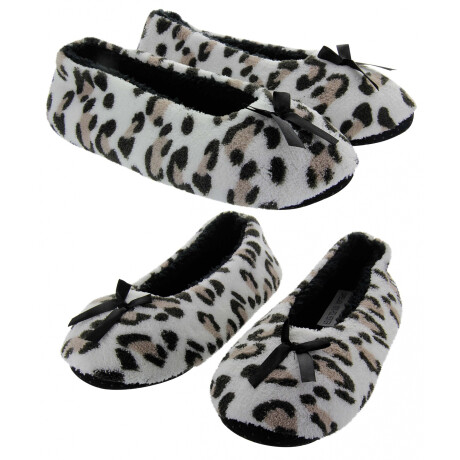 PANTUFLA ANIMAL PRINT TELA TOALLA 15009 Q60 PANTUFLA ANIMAL PRINT TELA TOALLA 15009 Q60