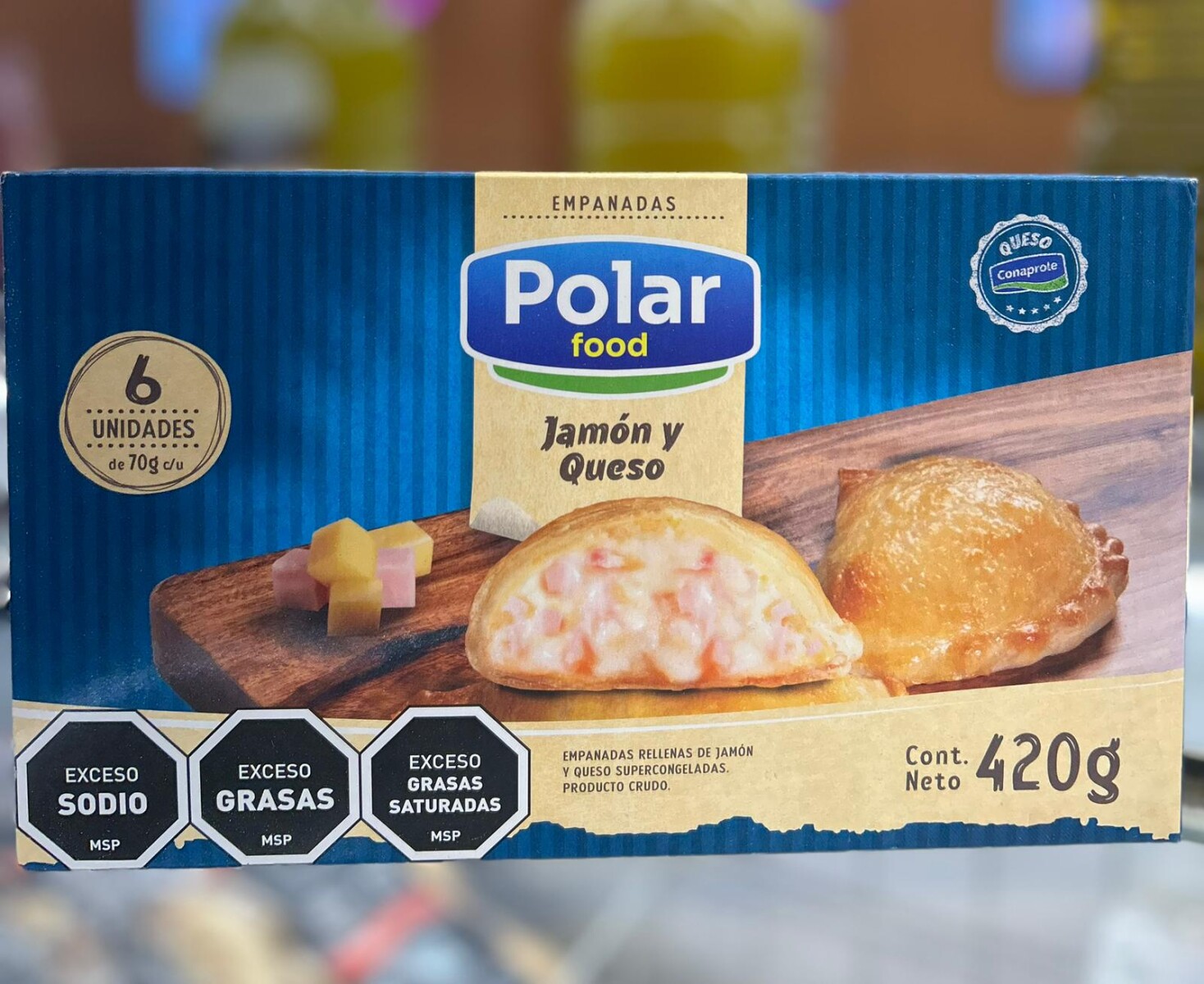 EMPANADAS DE JAMÓN Y QUESO X6 +SOLO PDE O WEB+ 
