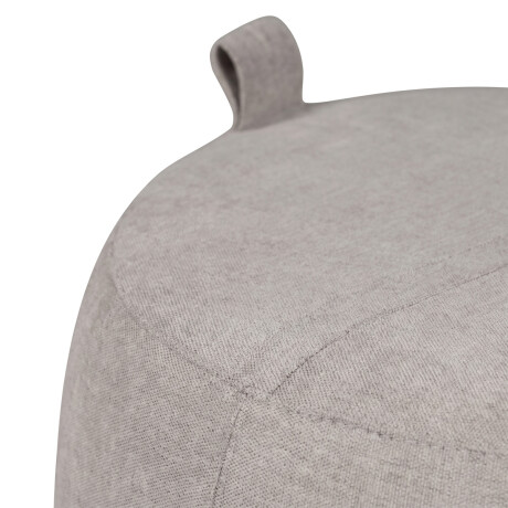 Puff Toulon - Tela Microfibra 2228 (Gris)