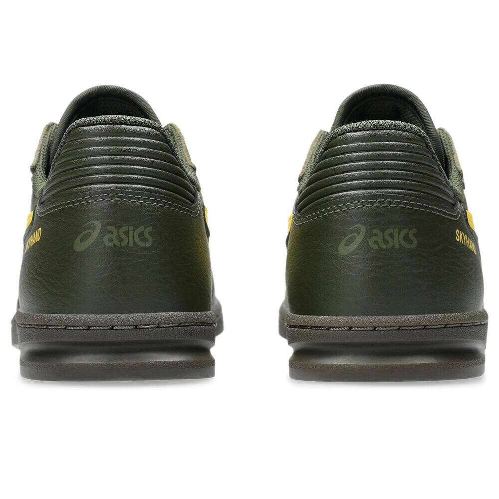 Zapatillas ASICS Skyhand OG Mujer Olive Canvas/Tai-Chi Yellow