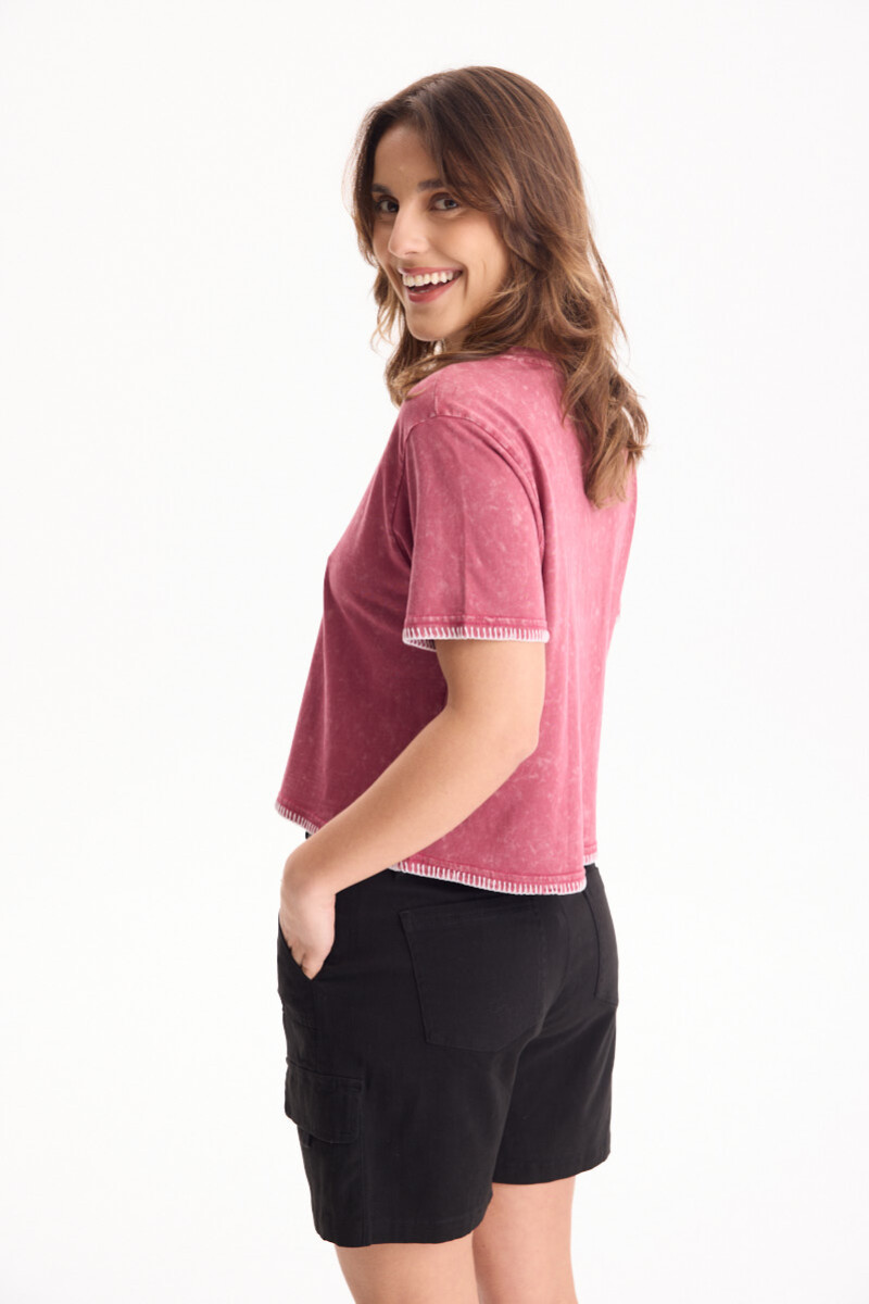 Remera Starlight Bordeaux