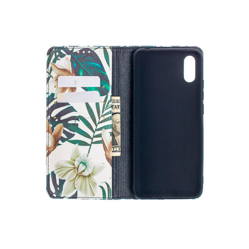 Flip cover Xiaomi Redmi 9A diseño hojas Flip Cover Xiaomi Redmi 9a Diseño Hojas