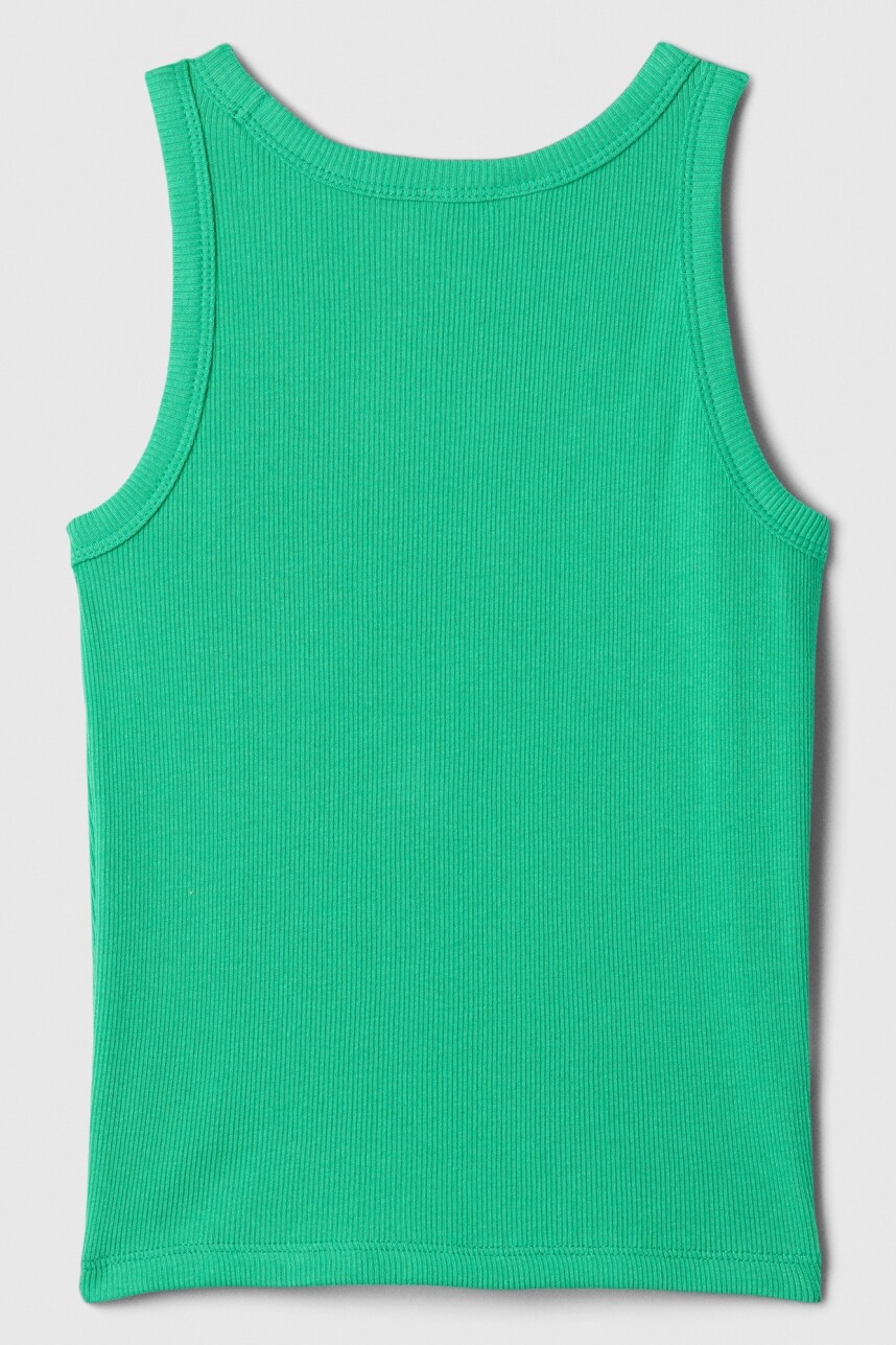 Musculosa Cuello Alto Niña Simply Green 17-5936